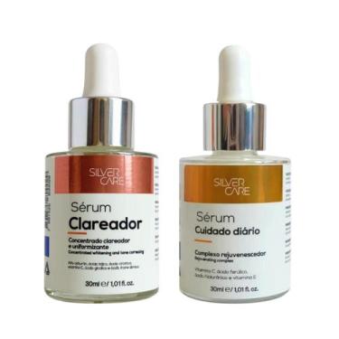 Imagem de Kit Serum Cuidado Diário Rejuvenescedor + Serum Clareador - SIlver Car