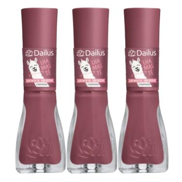 Imagem de Kit 3 Esmalte Dailus Lhamastê Cor Sentimental, Sou Dessas com 8ml