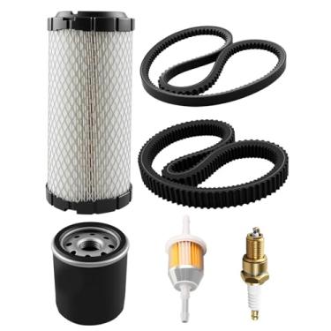 Imagem de TIKSCIENCE Kit de ajuste de carrinho de golfe com acionamento e correia de arranque adequado para carrinhos a gás EZGO TXT RXV 2008-2011 apto para motor Kawasaki, substitui 618630 606138 16548G1