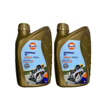 Imagem de Óleo Motor Gulf Syntrac 4 Tempos 10w40 Sintético 2 Litros - Geral