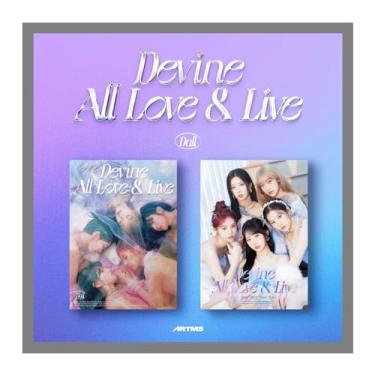 Imagem de ARTMS Dall 1st Album Contents+Card+Tracking Sealed Artemis Devine All Love & Live OURII (conjunto padrão (A+B))