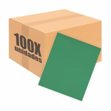 Imagem de Kit Com 100 Placas De Eva Escolar Seller - 48cm X 40cm, Verde Bandeira