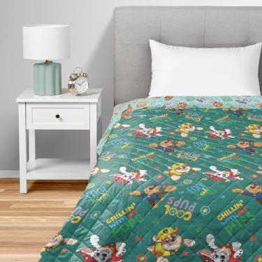 Imagem de Northwest Patrulha Canina Chill Pups Cobertor acolchoado solteiro – Cobertor grande oficial com personagens clássicos, roupa de cama macia e confortável para cama infantil, sofá ou hora da soneca, 152