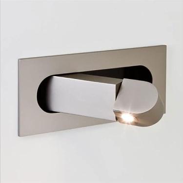 Imagem de Holofotes de parede LED, luminárias noturnas, luminária de leitura de parede, arandela ajustável, luminária embutida de cabeceira, luminária de parede moderna para cabeceira, para quarto de