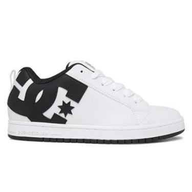 Imagem de Tênis Dc Shoes Court Graffik SD White Black-Unissex