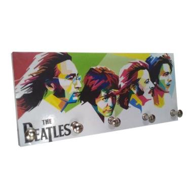 Imagem de Porta chaves decorativo de parede - Beatles - Visaoled