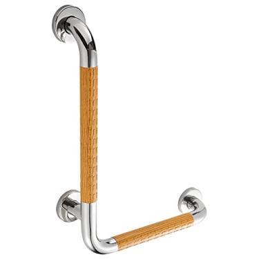Imagem de GeRRiT Corrimão de vaso sanitário, prevenção de quedas de idosos, banheiro com deficiência, vaso sanitário sem barreiras, vaso sanitário antiderrapante, alça de segurança, corrimão em forma de L, alça