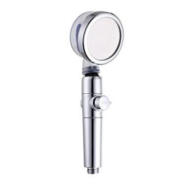 Imagem de WYUYIWH Purificação de filtro pressurizado chuveiro bocal beleza chuveiro tirano banho doméstico descloração spray de água chuveiro (cor: prata) (prata)