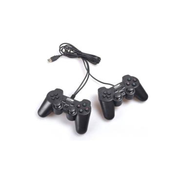 Imagem de Pack Kit 2 Joystick Control Analog Command USB para PC e contras