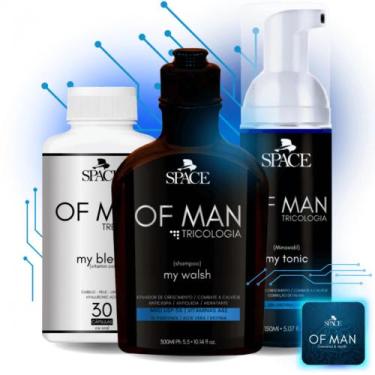 Imagem de Kit Of Man Tricologia  - SPACE OF MAN COSMETICOS