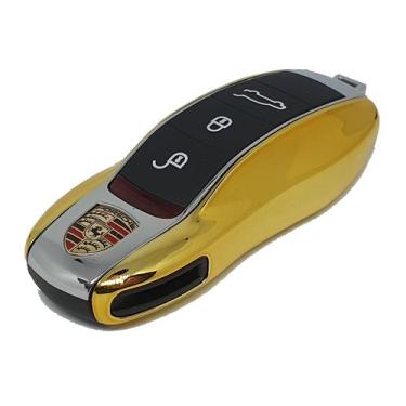 Imagem de Capa Chave Porsche Lat Ouro Cayenne Panamera 911 Cayman - Veon
