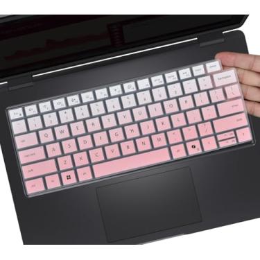 Imagem de Capa de teclado para Dell Pro 14 PC14250, Dell Pro 14 Plus PB14250 PB14255, Dell Pro Max 14 MC14250 Prootective Skin (não serve para Dell Pro 14 Premium MA14250), rosa gradual