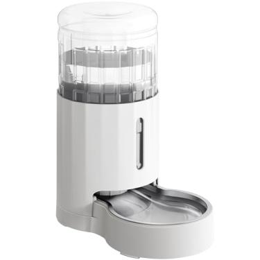 Imagem de CZPET Dispensador De Água Para Animais De Estimação 4L Dispensador Automático Desconectado De Tigela De Água Dispensador De Água Por Gravidade Para Gatos Alimentador Automático De Água Para Cães Fonte