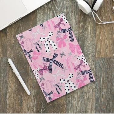 Imagem de Caderno com laço multicolorido de capa macia, caderno para anotações, agenda, agenda, diário de viagem, 4