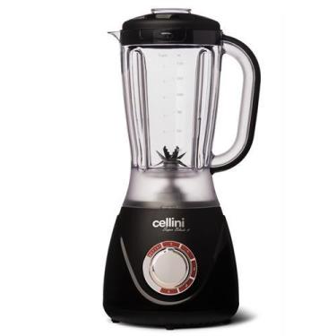 Imagem de Liquidificador Cellini Super Blade 4 Preto 127v, Preto, 110V