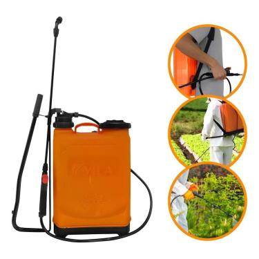 Imagem de 2X Pulverizador Bomba Costal Compressão Manual 12L Vila