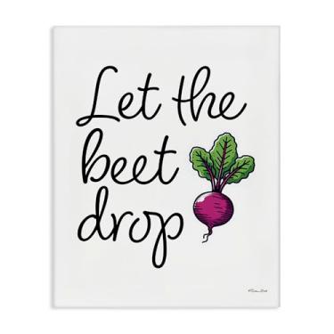Imagem de Stupell Industries Let The Beet Drop Canvas Wall Art, design por Susan Ball, 76 x 61 cm