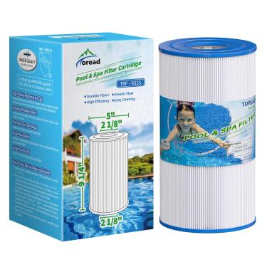 Imagem de TOREAD Relacement for Spa Filter PRB35-IN, Unicel C-4335, Guardian 409-219, Filbur FC-2385, 03FIL1300, 17-2482, 25393, 303557, 817-3501, R173431, 35 m², 5 x 9 Filtro para banheira de hidromassagem, 1