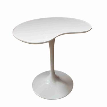 Imagem de Mesa De Jantar Tulipa Saarinen Organica Malu 80cm Laca Off White