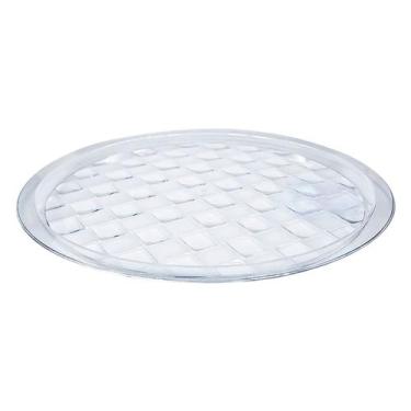 Imagem de Bandeja Ibiza Redonda De Servir Em PS Cristal Multiuso 38cm - Keita, K
