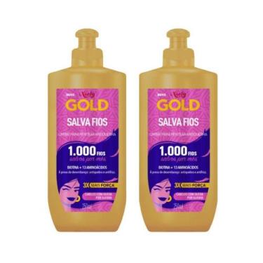 Imagem de Creme Pentear Niely Gold Salva Fios 250Ml - Kit Com 2Un