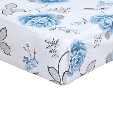 Imagem de Lençol de baixo ultramacio solteiro, 100% algodão, bolso profundo, fácil de cuidar, respirável, lençol com elástico em toda a volta