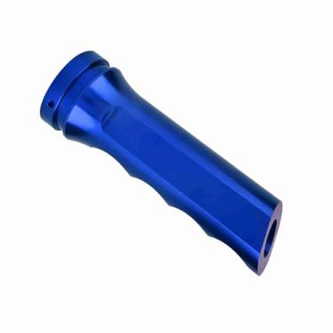 Imagem de Tnfeeon Capa de Freio de Mão, Manga de Freio de Mão de Alumínio para Transmissão Manual, Instalação Durável e Fácil para Carros (Azul)