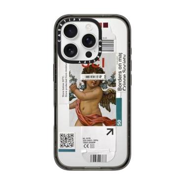 Imagem de CASETiFY Capa Impact para iPhone 16 Pro [proteção contra quedas de grau militar de 2,5 m 4X/compatível com Magsafe] - abaixo de 30 graus - preto transparente