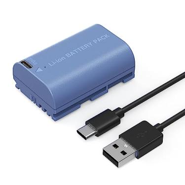 Imagem de SMALLRIG Bateria USB-C de reposição de 2400 mAh para Canon LP-E6NH, para Canon R5, R6, R7, R6 Mark II, R, R5 C, 5D II/III/IV, 6D, 7D, 7D II, 60D, 70D, 80D, 90D, 2,5H Carregamento rápido