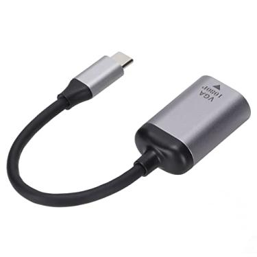 Imagem de Naroote Adaptador de Cabo Tipo C para VGA Conversor USB C para VGA Durável Plug and Play para, Suporta Saída de Resolução 1080P para Trabalho Em Casa