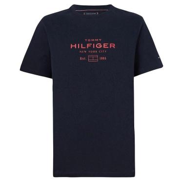 Imagem de Camiseta Tommy Hilfiger Stack Graphic Tee Preto-Unissex