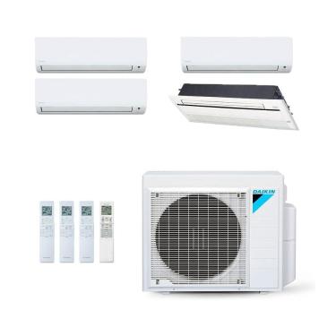Imagem de Ar-Condicionado Multi Split Inverter Daikin 28.000 (3x Evap HW 9.000 + 1x Evap Cassete 1 Via 18.000) Quente/Frio 220V