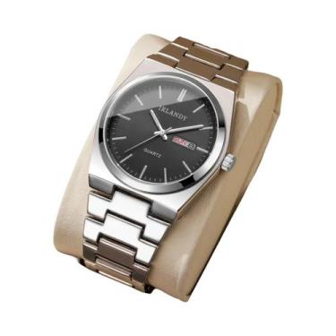 Imagem de Relógio De Pulso De Luxo Para Homens Com Calendário Quartz Sem Caixa -