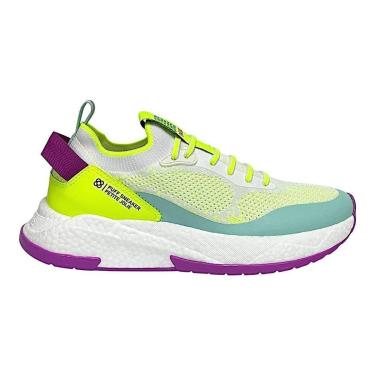 Imagem de Tênis Petite Jolie Puff Sneaker PJ7130II Branco/Azul/Amarelo-Feminino