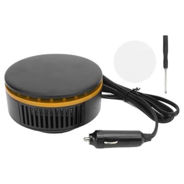 Imagem de Aramox Aquecedor de Carro de 12V, Desembaçador de Pára- de Aquecimento Rápido Portátil Com Saí de Ar Ajustável e Alça Externa para Sedans, SUVs, Caminhões, Táxis e Outros Veículos de (YELLOW)