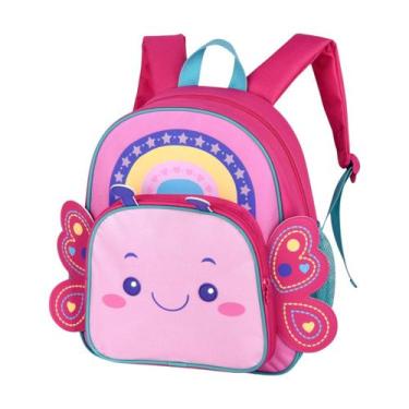 Imagem de Mochila Escolar De Costas Infantil Creche Clio Pets Zoo Insetos E Anim
