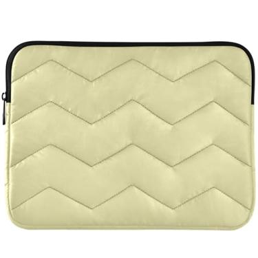 Imagem de Capa protetora para laptop Pale Goldenrod universal de 13 a 14 polegadas para notebook para MacBook Pro de 14 polegadas