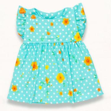 Imagem de Vestido de Calor Estampado para Bebês até 12 meses Tamanho:9-12mCor:co