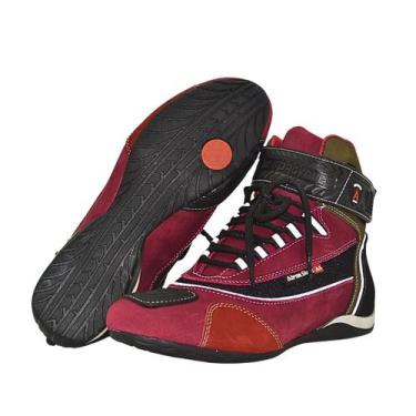 Imagem de Tênis Feminino Motociclista Rosa Couro DIfranca - 320, 44