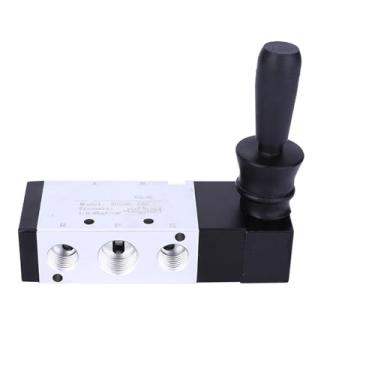 Imagem de Generic Válvula de Controle Manual Pneumática, Estrutura Compacta, Válvula de Alavanca Manual para Ajustar a Direção e o Uso da Taxa de Fluxo (4H330-10)