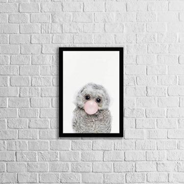 Imagem de Quadro Corujinha Chicletes 24X18Cm