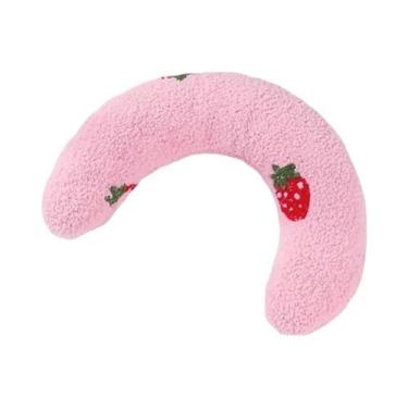 Imagem de Almofada Em Forma De U Para Cães E Gatos Para Suporte Cervical E Sono 