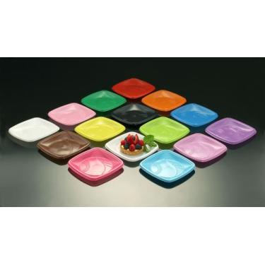 Imagem de Pratos Descartáveis para bolo Quadrados P15 - 10 unidades - TrikTrik, 