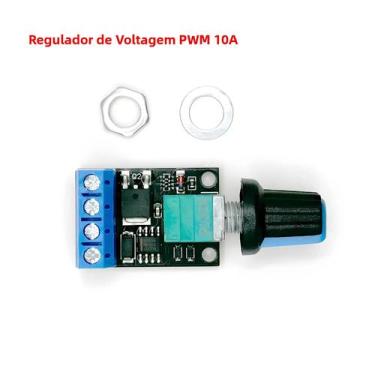 Imagem de Controlador De Velocidade De Motor DC PWM 12V 5V 10A, Regulador De Ten