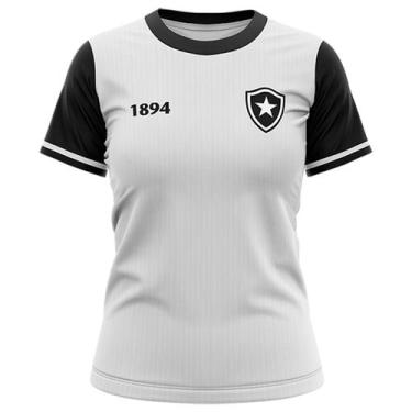 Imagem de Camisa Botafogo Feminina Trofeu 1894 Oficial Braziline, Branco, GG