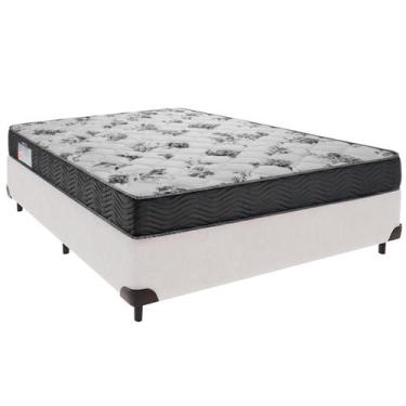 Imagem de Cama Box Viúvo e Colchão ISO 100 D33 Ortobom Branco