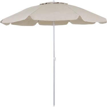 Imagem de Guarda-sol em Bagum e Haste de Alumínio 2,00m Bege Bel