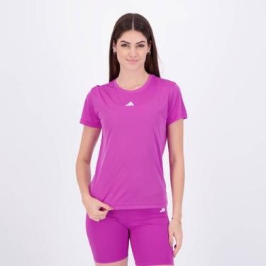 Imagem de Camiseta Adidas Own the Run Basic Feminina Roxa, G