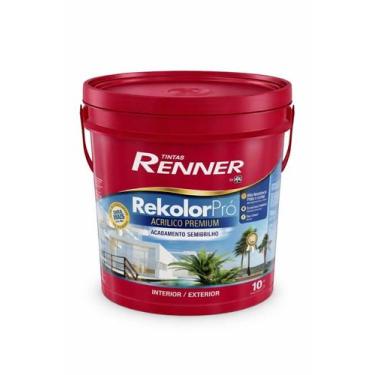 Imagem de Tinta Rekolor Pro Renner Semibrilho Branco - 18lt
