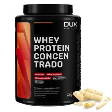 Imagem de Whey Protein Concentrado Chocolate Branco 900g Dux-Masculino